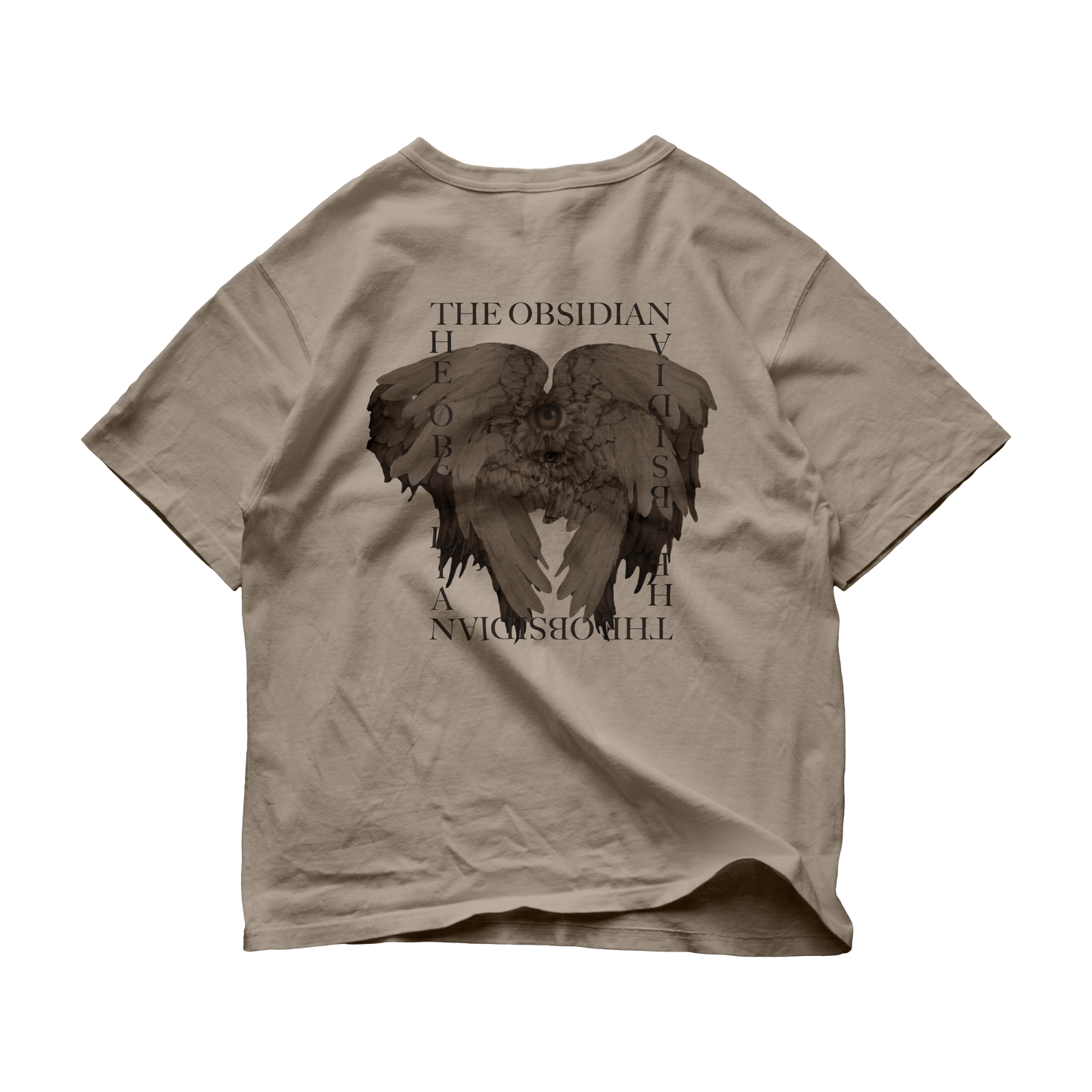 'The Obsidian.' Oversized Acid Wash Tee