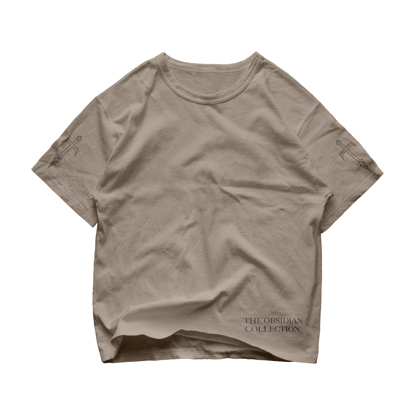 'The Obsidian.' Oversized Acid Wash Tee