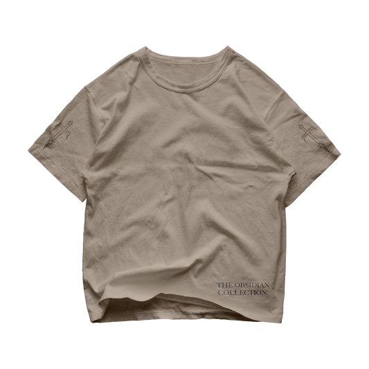'The Obsidian.' Oversized Acid Wash Tee